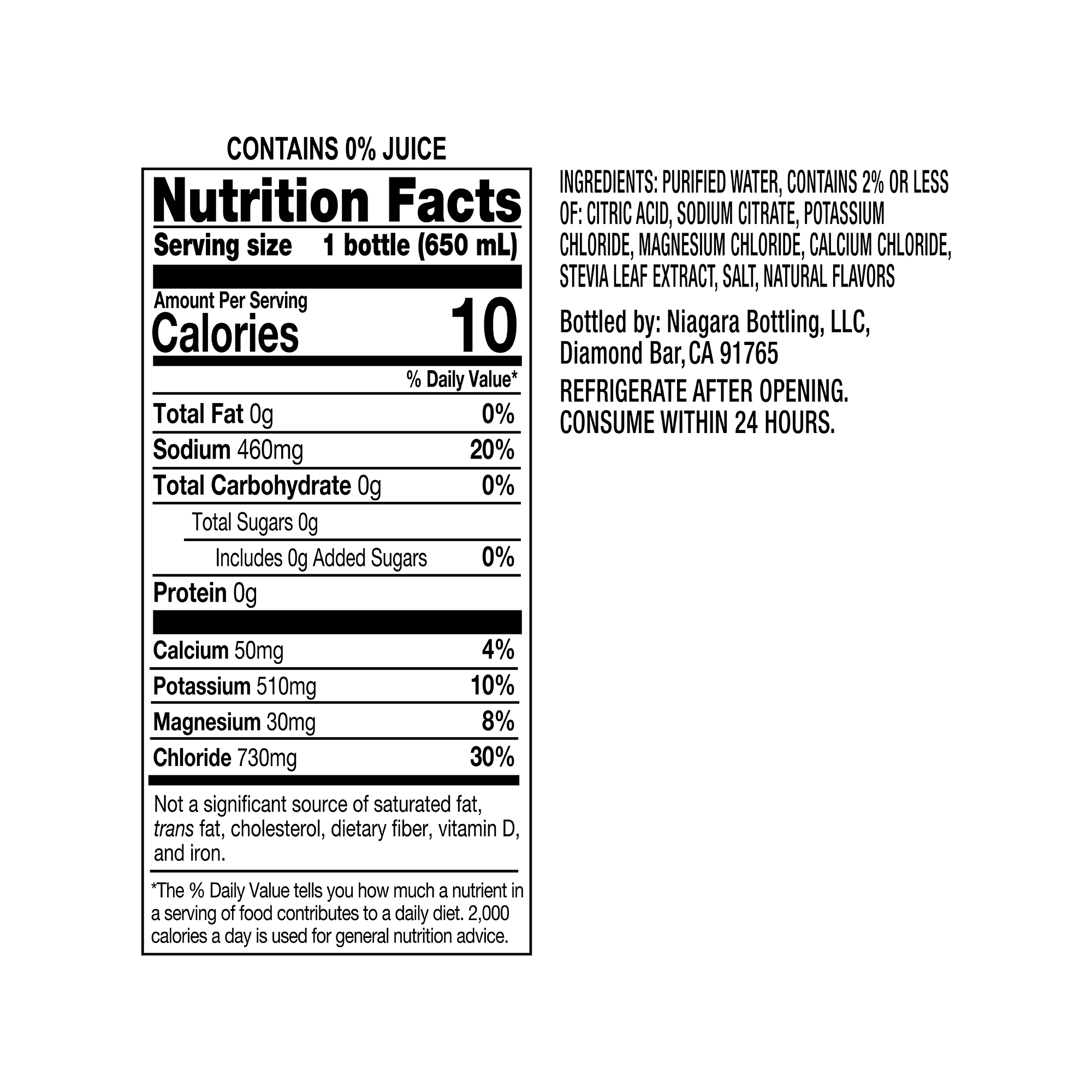 (12 pack) LYT™ Zero Electrolyte Drink Citrus Mist, 22 fl oz Bottle