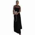 thumbnail image 2 of Women'S 2024 Summer Rope Knot Halter Party Dress Black One size, 2 of 9