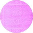 thumbnail image 1 of Ahgly Company Indoor Round Abstract Purple Modern Area Rugs, 8' Round, 1 of 4