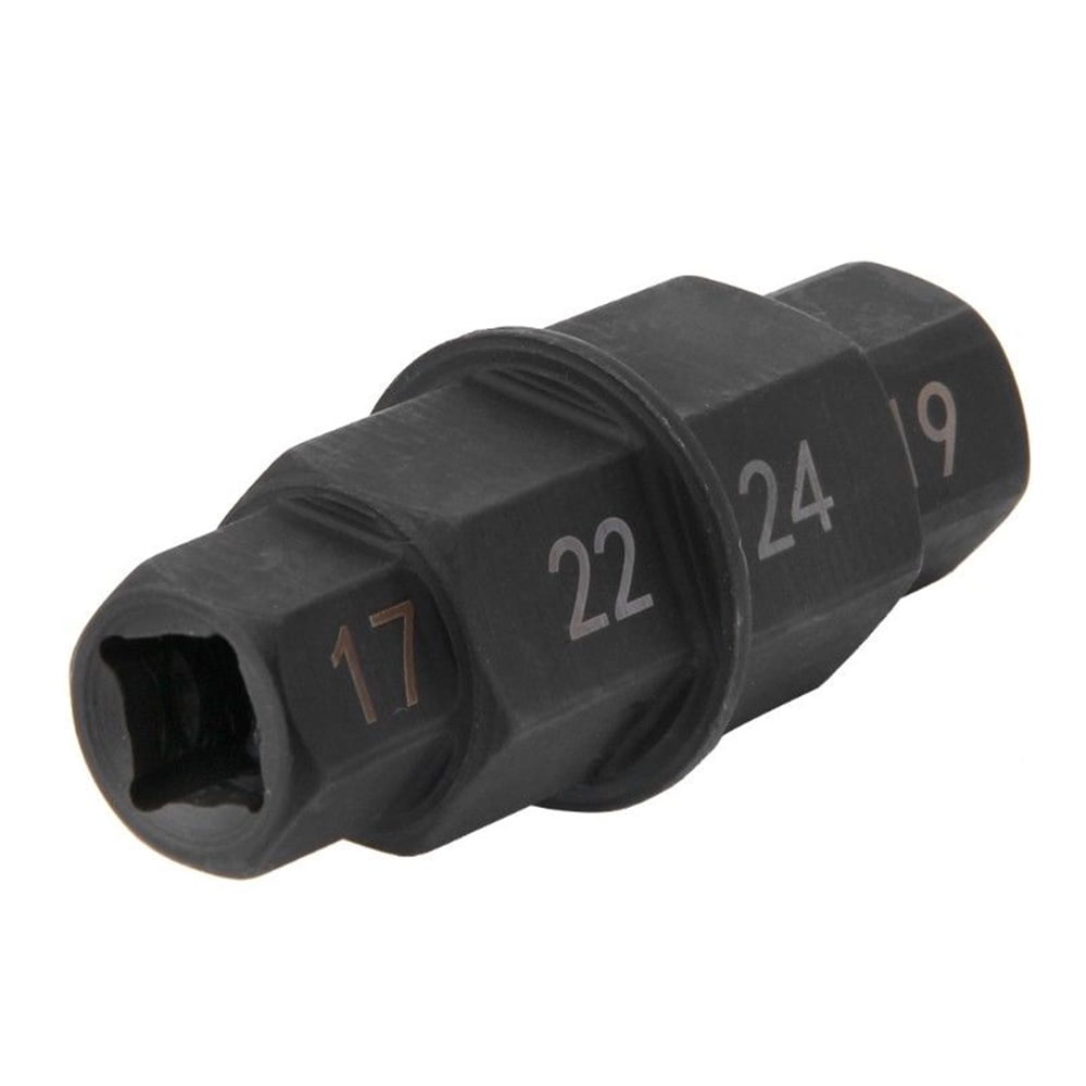 Prokomon 3//8 Drive Hex Allen Motorcycle Front Rear Wheel Hub Axle Spindle Socket Adapter Tool 17 19 22 24mm