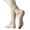 Khaki, variant on Women's Korean Style Three Cake Socks Pearl Velvet Tube Sweat-Absorbing Long Socks Knee High Stockings Light Gray