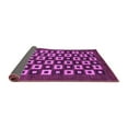 thumbnail image 2 of Ahgly Company Indoor Rectangle Checkered Purple Modern Area Rugs, 5' x 8', 2 of 4