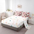 thumbnail image 5 of Castle Fairy Red Truck Boy Girl Twin Bedding Sets 7-Piece,Christmas Flower Tree Bedding Comforter Set Microfiber,Xmas Festival Breathable Sheet Sets,Luxury Bedroom Decor,Reversible, 5 of 8