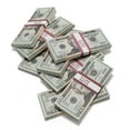 thumbnail image 2 of Prop Moneys 100 pcs for Music Videos, Educational Kids Learning Toys and Birthday Party Prank Note, 2 of 6