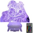 thumbnail image 1 of Usb Ufo Base Anime Lámpara 3d Vampire Knight / kuran Yuki / kiryu Zero para decoración de dormitorio Luz nocturna Regalo de cumpleaños fresco Lámpara de escritorio LED acrílica (remoto plateado Feliz Sencillez, 1 of 3