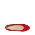 thumbnail image 4 of Zapatos DREAM PAIRS Mila Tacón Bajo Grueso Rojo Gamuza 8, 4 of 7