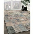 thumbnail image 3 of Ahgly Company Machine Washable Indoor Round Contemporary Tan Brown Area Rugs, 6' Round, 3 of 7