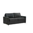 thumbnail image 3 of Uspridefurniture Borland 70'' Velvet Square Arm Sofa Bed,Black, 3 of 5