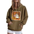 thumbnail image 2 of Heisall Womens Hooded Sweatshirts Long Sleeve Printed Loose Fit Casual Fashion Sweatshirt, 2 of 6