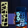 thumbnail image 2 of Lamp with Table Technology Sense 16 Color Changing Architectural Decorative Table Lamp Desktop Rectangle Night Bar Clear Bar Desktop L-Shaped A-Tmnight Table Lamp, 2 of 9