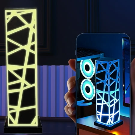 

Naittoop Technology Sense 16 Color-Changing Architectural Decoration Table Lamp Desktop Rectangular Night Bar Clear Bar Desktop L-shaped A-tm Lightning Deals of Today Cheap Under 1 Dollar