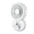 thumbnail image 2 of YiBai Portable Desk Fan With Its Own Auxiliary Light Foldable Clip For Hanging Around The Neck USB Rechargeable Folding Mini Fan 3 Wind Power Speeds 3 Lights, White #N.362, 2 of 8