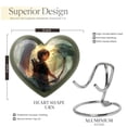 thumbnail image 2 of Forest Archer Ready To Shoot - Heart Shaped Cremation Urns - Adult Heart Shaped Urn - 8 Inch - Urn Adult Human Ashes - Heart Urns For Human Ashes - Cremation Urn For Adult - Ash Urn For Humans Male, 2 of 5