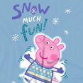 thumbnail image 2 of Peppa Pig Boys/Girls Snow Much Fun T-Shirt, 2 of 5
