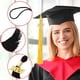 thumbnail image 4 of pstuiky Borla de birrete de graduación de 2025, birrete de graduación, doctorado, presidente, mentor, accesorios de ropa, percha, 4 of 5