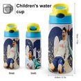 thumbnail image 2 of Son Heung-min-theme One-Touch Pop Top Water Bottle Stainless Steel Leak-Proof Sports Children's Bottle blue 12oz, 2 of 6