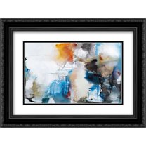 Thompsons Bay 2x Matted 24x18 Black Ornate Framed Art Print by Barnes, Natasha