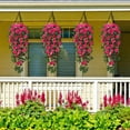 thumbnail image 5 of Artificial Rose Vines for Wall Decoration - 100cm Plastic Faux Hanging Plants for Indoor & Outdoor Use - Perfect for Weddings, Balconies, Porches, and Gardens - Available in Red, Pink,Hot pink, 5 of 5