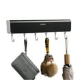 thumbnail image 1 of Labymos Wall Mounted Coat Hooks with 4 Storage Compartment Hallway Organiser Kitchen Storage Organiser, 1 of 8