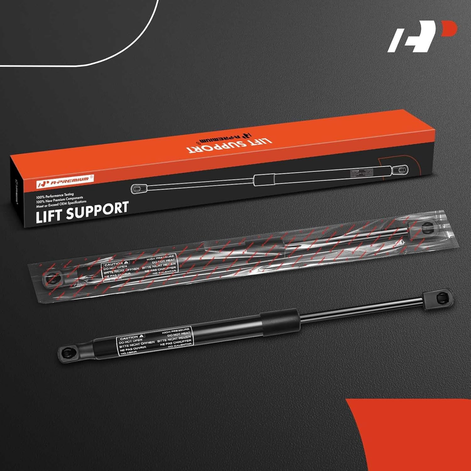 A-Premium Front Hood Lift Supports Struts Compatible with Mercedes-Benz R171 SLK280 2006-2008 SLK300 2009-2011 SLK350 SLK55 AMG 2005-2011 2-PC