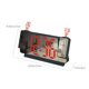 thumbnail image 3 of Reloj despertador con proyección, nuevo espejo, pantalla grande, reloj electrónico silencioso para dormir, reloj de escritorio con luz nocturna digital inteligente multifuncional, reloj despertador co, 3 of 7