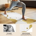 thumbnail image 4 of Gold Splash Marble Pattern Hot Yoga Mat Towel Non Slip for Hot Yoga - Quick-Drying Yoga Mat Cover with 4 Corner Pockets with Travel Bag - Hot Yoga Towel Non Slip 74"x26", 4 of 6