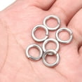 thumbnail image 5 of Uxcell M10 316 Stainless Steel Spring Lock Washer Split Lock Washer Lock Metal Washers for Screws Bolts 50 Pack, 5 of 6