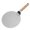 stainless steel plates, variant on 10 Inch Stainless Steel Pizza Peel - Wood Handle For Easy Grip, Ideal For Home Ovens, Commercial Kitchens, Pizza Parties - Perfect For Transferring Pizza, Bread, Pastries From
