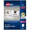 Avery Printable Business Cards, 2" x 3.5", White, 250 Cards (05911)