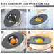 thumbnail image 4 of Separador de huevos, herramienta de silicona de grado alimenticio para separar yemas y claras, ideal para hornear y cocinar, utensilio de cocina fácil de limpiar, diseño compacto 13,8 x 8,5 cm., 4 of 7