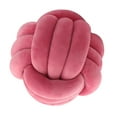 thumbnail image 2 of Almohadas anudadas,Almohadas anudadas Almohada de felpa Decoración del hogar de oficina,Lindo nudo almohada bola cojín sala de estar,Cojín decorativo regalo de cumpleaños Rojo rosa claro, 2 of 9
