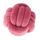 thumbnail image 2 of Almohadas anudadas,Almohadas anudadas Almohada de felpa Decoración del hogar de oficina,Lindo nudo almohada bola cojín sala de estar,Cojín decorativo regalo de cumpleaños Rojo rosa claro, 2 of 9