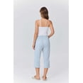 thumbnail image 3 of Ekouaer Womens Pajamas Pants Capri Pj Bottoms with Pockets Comfy Drawstring Printed Lounge Soft Sleep Pants, 3 of 5