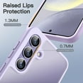 thumbnail image 5 of JETech Matte Case for Samsung Galaxy S24+ / S24 Plus 5G, Frosted Translucent Back Protective Slim Phone Cover, Anti-Fingerprints (Lilac), 5 of 6