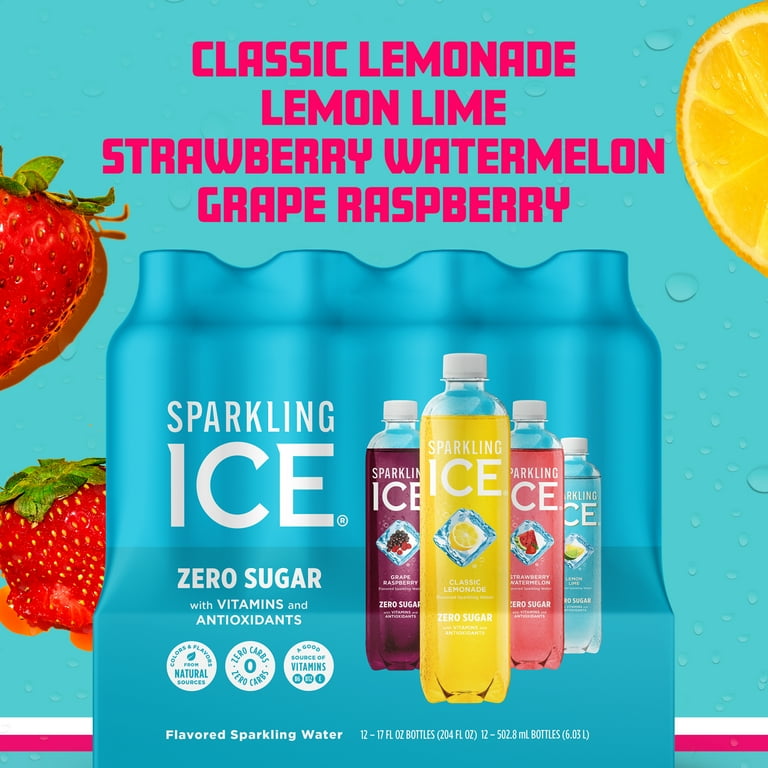 Sparkling Ice Blue Variety Pack, 17 fl oz, 12 Count photo 3