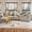 Beige, variant on Pingliang Home 3 Piece Sofa Set,Convertible Sectional Sofa Couch with Storage Ottoman and Storage Pockets, L Shaped 3 Seater+Reversible Ottoman+Loveseat+Accent Chair,for Living Room Apartment Office