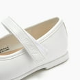 thumbnail image 4 of Weestep Toddler/ Little Kid Girl Dress Ballet Flat Mary Jane Ballerina Shoe(8 Toddler, Bow White), 4 of 7