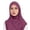 Purple, variant on HXWCHs Solid Color Bubble Chiffon Scarf for Women Fashion Soft Hijab Long Scarfs Wrap Scarves Purple