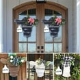 thumbnail image 4 of Kironypik Door Hanging Welcome Sign Yard Patios Porch Board Home Office Farmhouse Decoration Yard Party Decor Housewarming Supplies black, 4 of 6