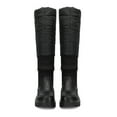 thumbnail image 6 of Pandaie Women's Snow Boots Winter Warm Knee High Boot Waterproof Rain Furry Lined Wide Calf Platform Walking Work Shoes Black 5.5, 6 of 9