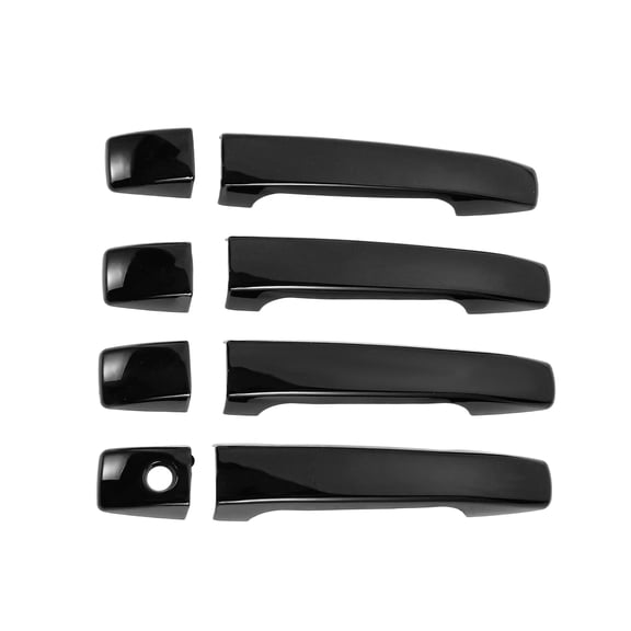 Unique Bargains Exterior Door Handle Cover Trim Front Left Front Right Rear Left Rear Right Door Handle Cover for Subaru Forester 2008-2012 Normal Piano Black 1 Set