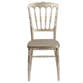 thumbnail image 3 of 2 Pk. HERCULES Series Gold Resin Stacking Napoleon Chair, 3 of 9