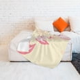 thumbnail image 2 of ZNDUO Lightweight Microfiber Bed Blanket, Cute Lizard Pattern Super Soft Flannel Cozy Throw Blankets, 50"x40", 2 of 8