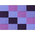 thumbnail image 1 of Ahgly Company Indoor Rectangle Patterned Purple Mimosa Purple Area Rugs, 4' x 6', 1 of 6