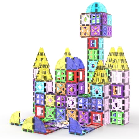 PicassoTiles Magnetic Tiles for Kids – 36PCS STEM Construction Building Blocks Educational Toy Set