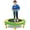 green, variant on SkyBound Mini Trampoline for Toddlers with Handlebar