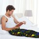 thumbnail image 5 of Fotbe Game Play Pantalones de Pijama para Hombre, Pantalones de Dormir, Pantalones de Casa con Cintura Ajustable y Bolsillos-Medium, 5 of 6