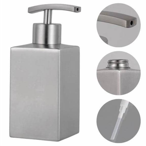 Stainless Steel Hand Bottle Soap Dispenser Liquid For Bathroom