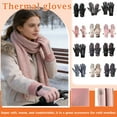 thumbnail image 2 of Waterproof Winter Gloves, Men's Winter Gloves, Thermal Gloves Men Extreme Cold, Touch Sensitive Fingertips, Cycling Running, Pink, Non-Slip Palm, 1 Pair, 2 of 7