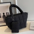 thumbnail image 3 of Bolso grande acolchado tipo tote para mujer, bolso acolchado tipo tote, bolso acolchado tipo tote, bolso de hombro acolchado tipo tote, 3 of 6